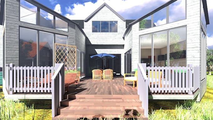 do 3d modeling and rendering for your architectural projects
