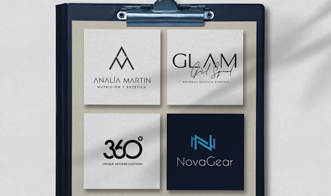 do 2 modern ecommerce and social media logo design