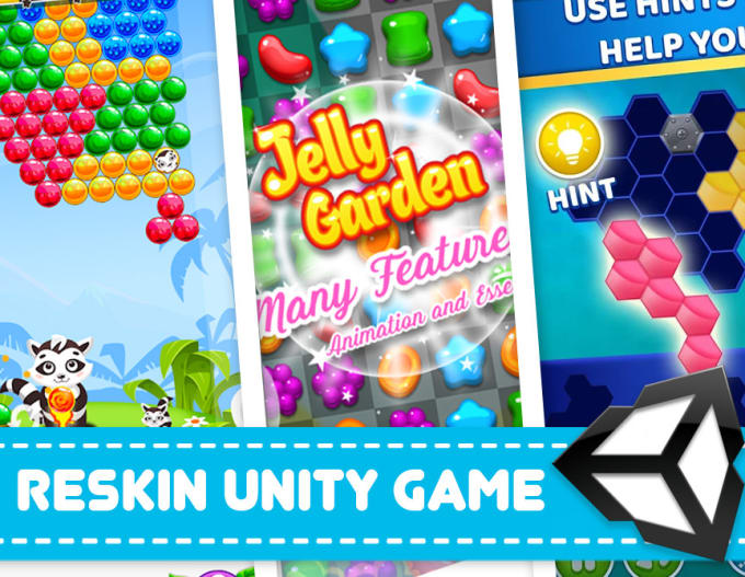 Reskin Hexa Puzzle Bubble Shooter And Candy Match 3 Android
