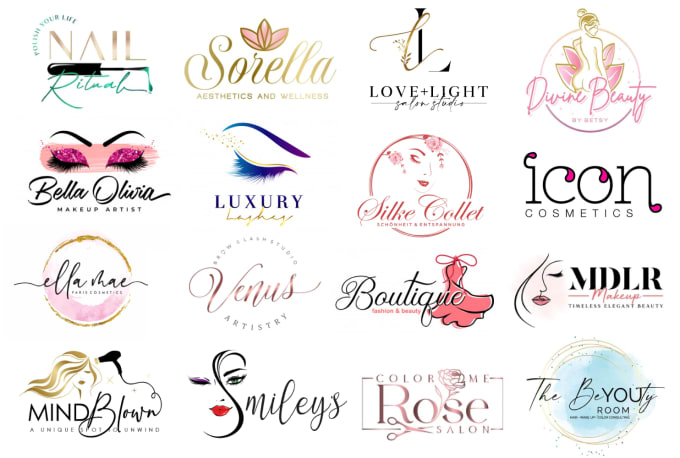 Custom Logo Design Luxury Logo Design Aesthetics Beauty Shop 