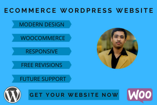 create ecommerce wordpress website for you