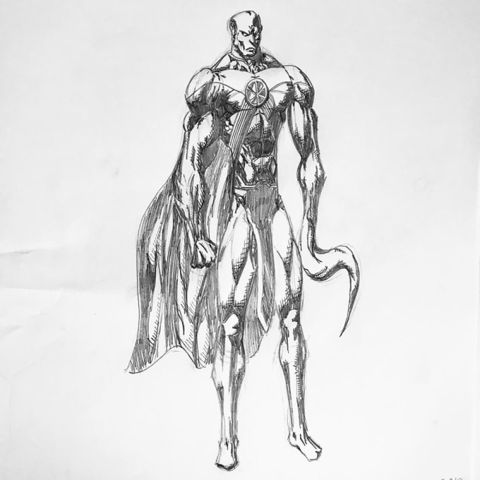 Draw A Character In My Comic Book Style By Gabeschwarz06