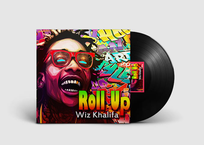 design or draw your cartoon album, single cover