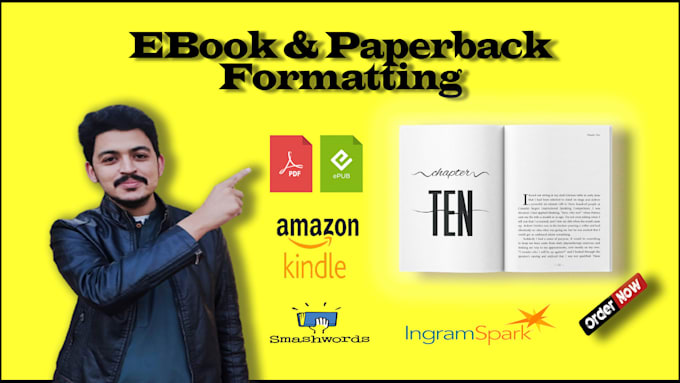 do book formatting and layout design for print and ebook, book typesetting