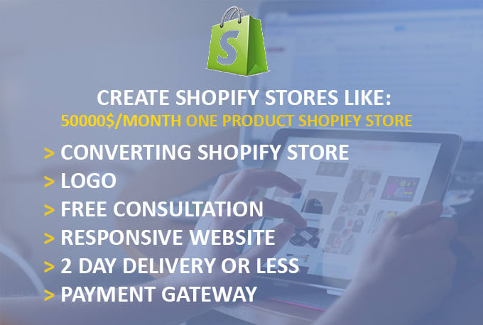 Design one product store for your shopify by Feridom | Fiverr