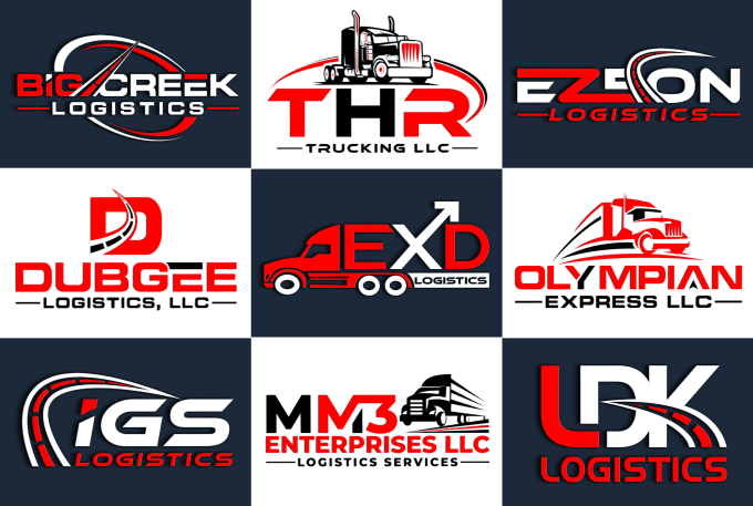 Design super trucking, transport and logistic logo by Princes_design ...
