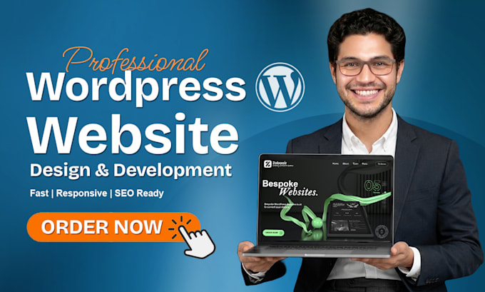 do web design and build a premium responsive wordpress website