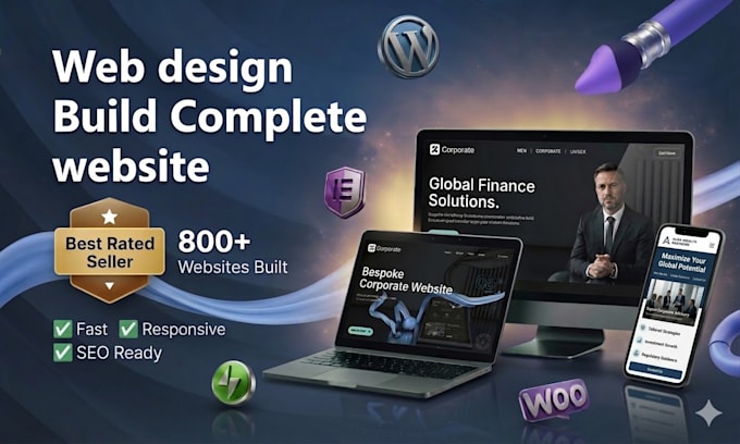 do web design, redesign, build or develop your wordpress website