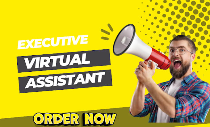 be your executive, administrative virtual assistant for social media