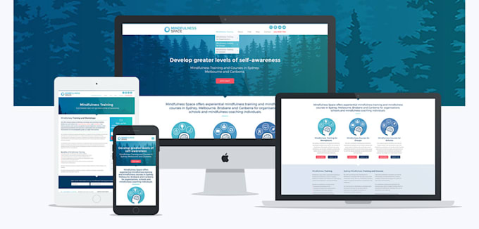 create a modern responsive front end for your site