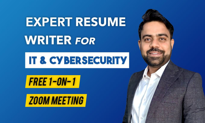 be your professional resume, CV writer for IT, cybersecurity, tech sales roles