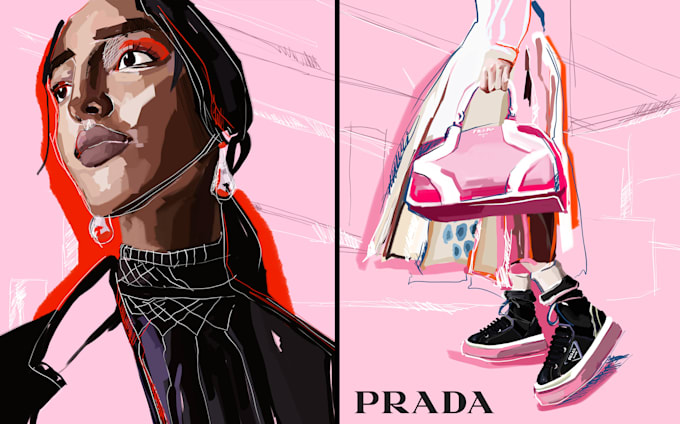 create unique fashion illustrations
