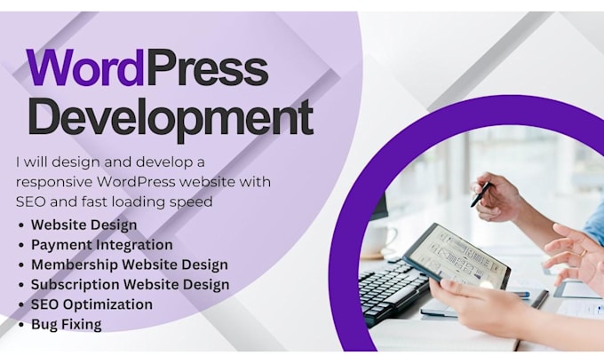create a modern, responsive wordpress website tailored to your business needs