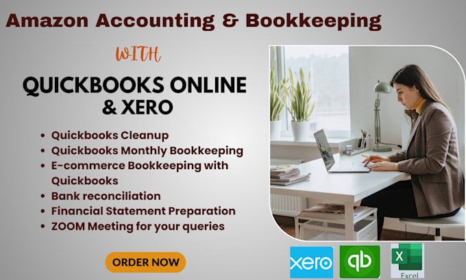do amazon accounting and bookkeeping with quickbooks and xero