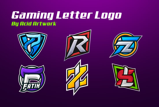 design gaming letter esport logo for youtube, twitch