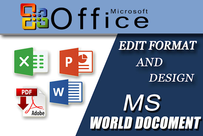 design, format and edit document perfectly or do data entry