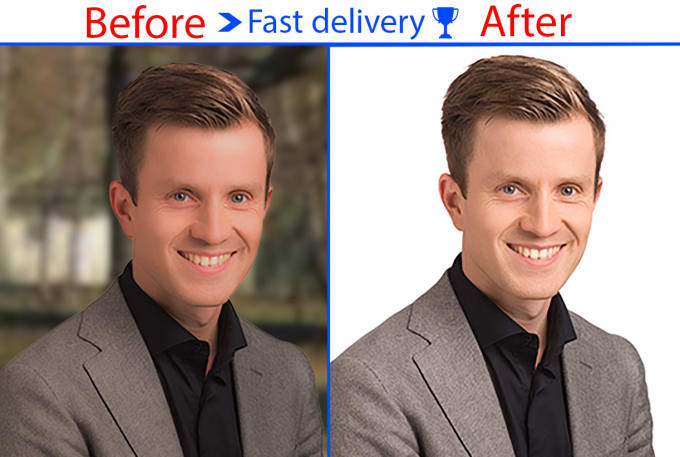 Cut out person photoshop transparent or add white background by Awal_expert  | Fiverr