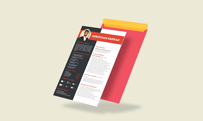 design professional resume, CV, cover letter