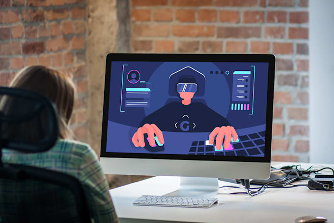 create flat, vector illustrations