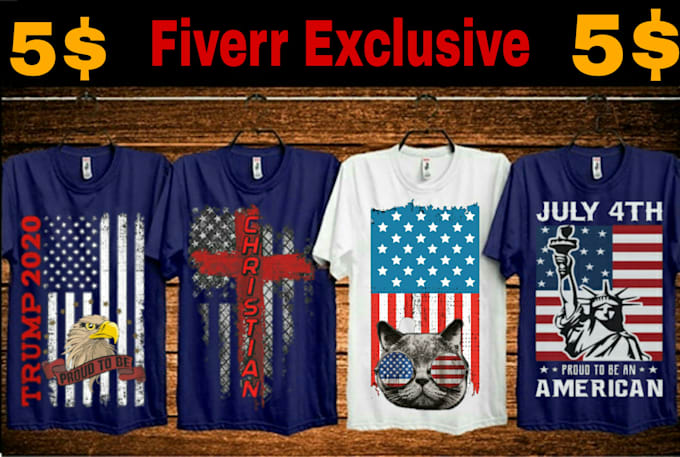 do flag tshirt design of any country in 5 hours