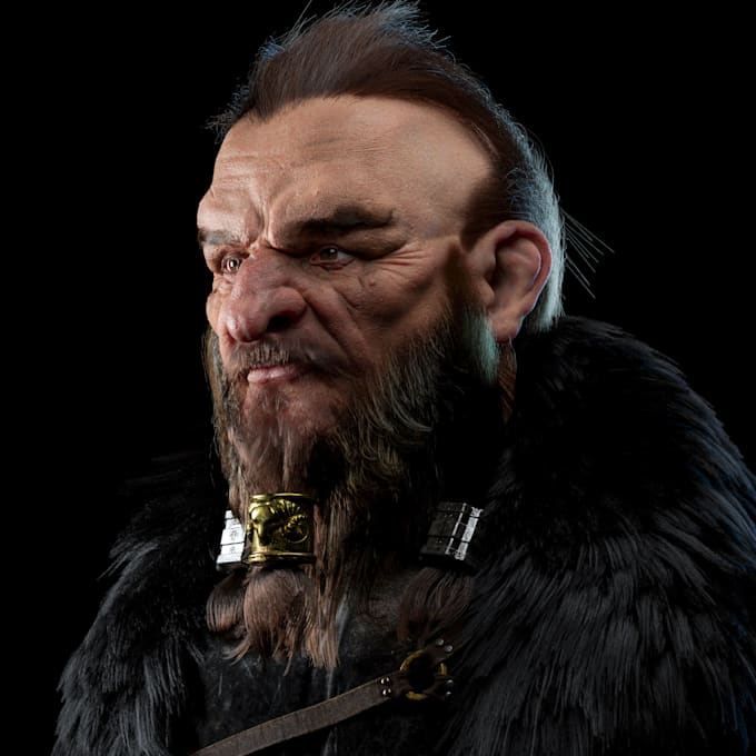 do a 3d character model for you