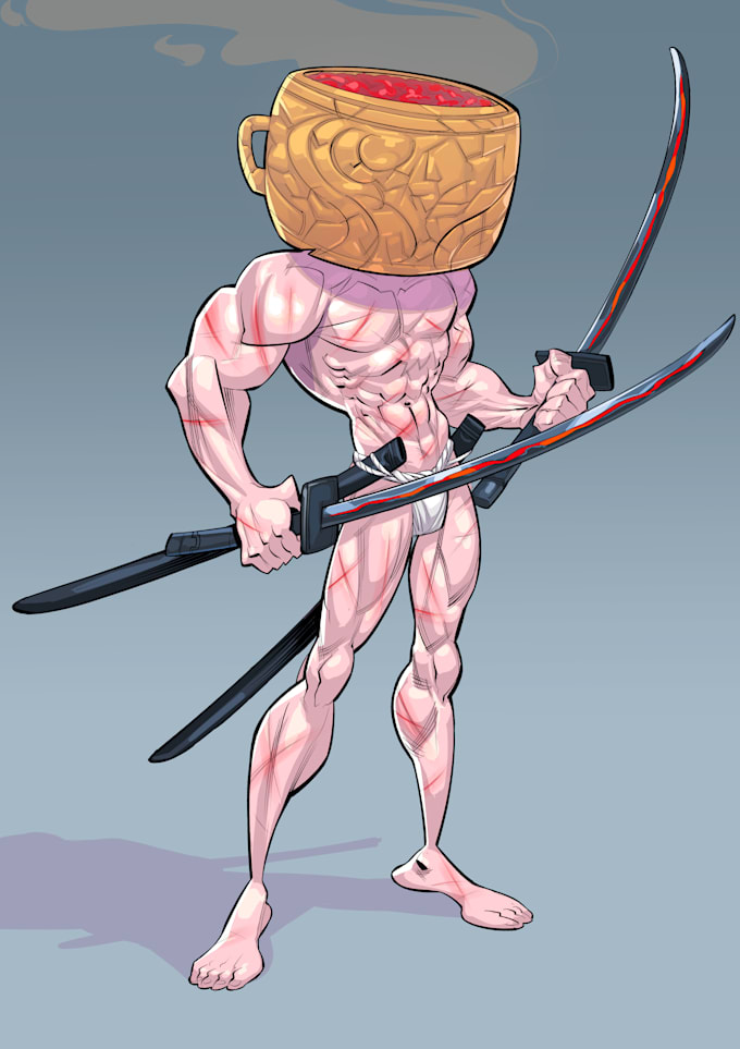 make an awesome cover art and character design for you