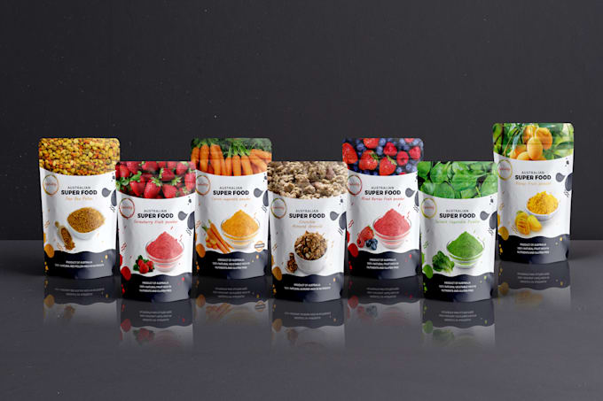 create a product packaging and label design