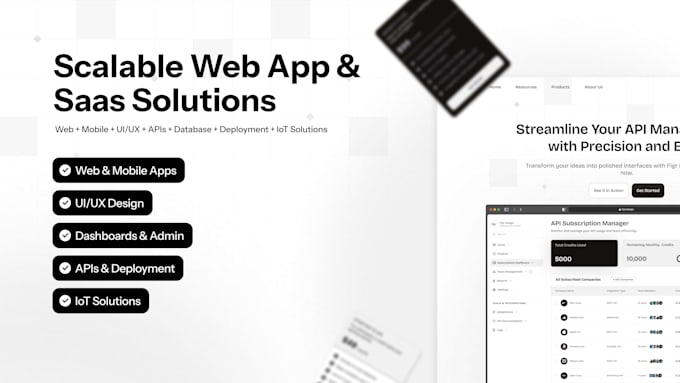 build scalable web app and saas solutions