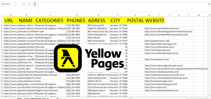 yellow pages data scraping terms of service