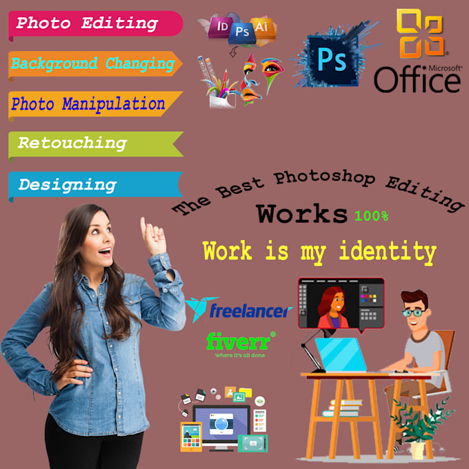 do any magic photoshop work you seek within 2  hours