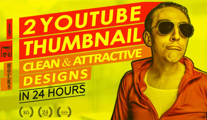 Design 2 Best Youtube Thumbnails As Your Video Background Image By Charithncs