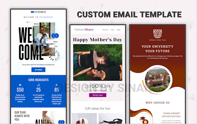 create responsive html newsletter template for email marketing