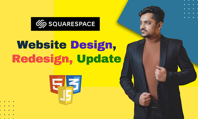 I will design, redesign or update responsive squarespace websites