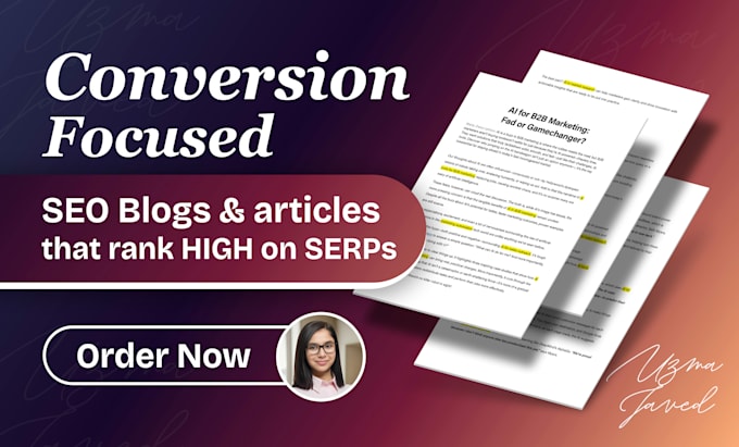 be your blog writer, SEO website content writer, and website copywriter
