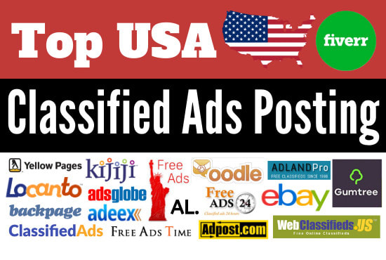 Post Unique Ads On 60 Popular Usa Classified Sites By Hand By Galib02