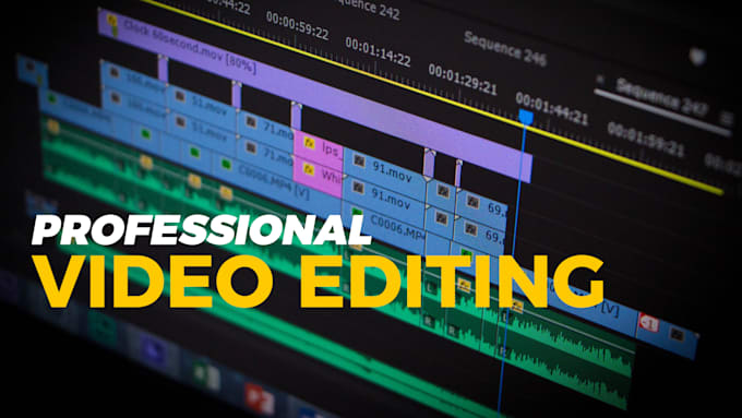 edit, volume mixed and color grade your videos