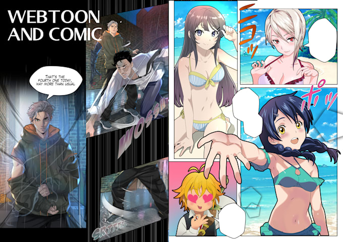 draw your manga anime, comic book, wabtoon, and nfsw