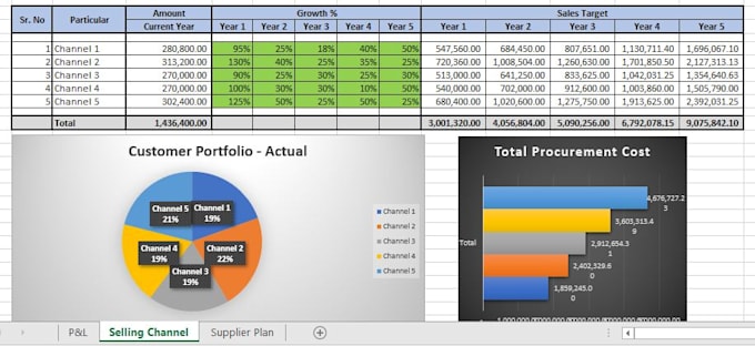 create financial budget and forecast with analytical reports