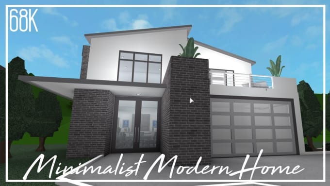 One Story House Bloxburg Modern