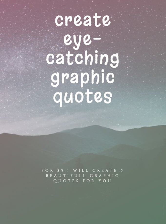 Create eye catching quotes design by Makieboy Fiverr