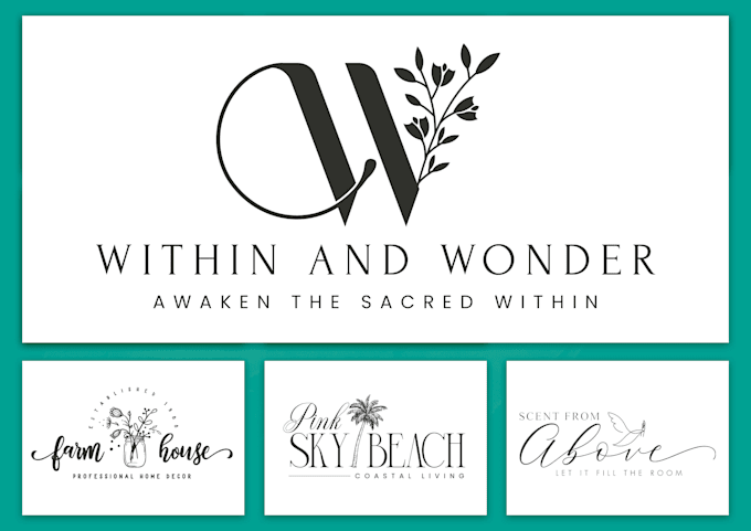 design a modern minimalist style business logo
