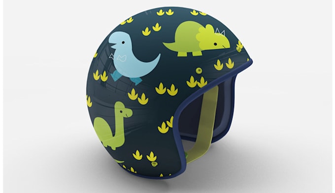 design kids bike helmet