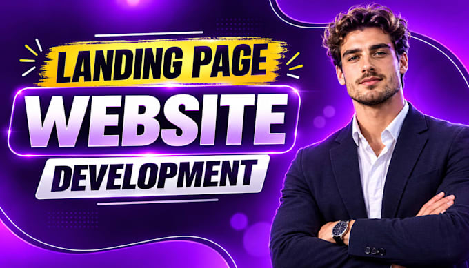 build design website, landing page, web development, UI UX, responsive website