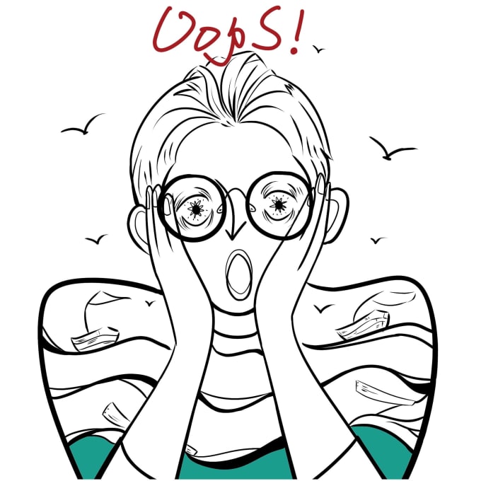 Draw your portait in my line art style by Morganchiu | Fiverr