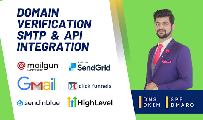 verify sendgrid domain sender authentication SMTP API integration