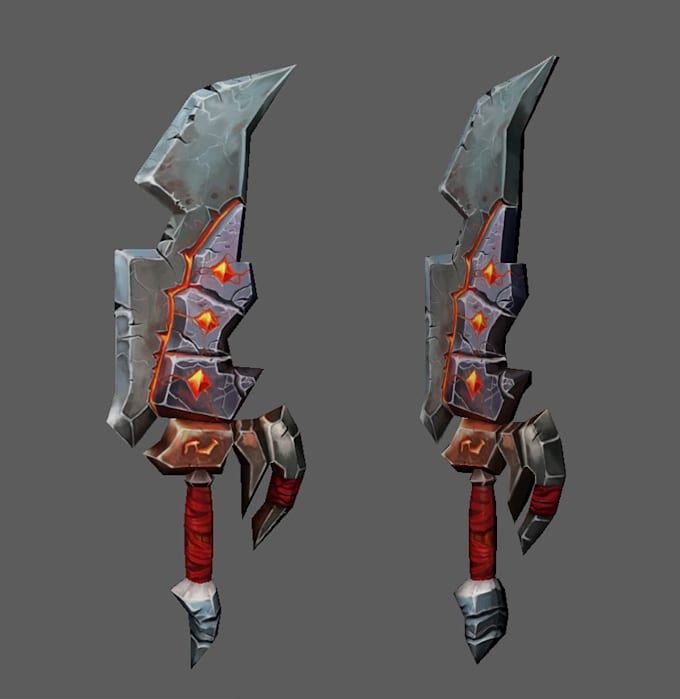 create 3d game art assets