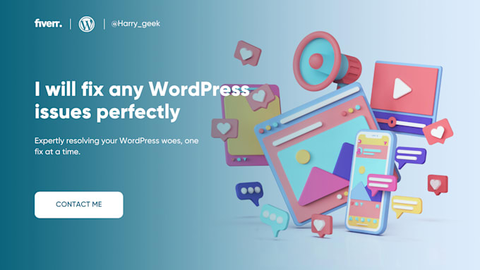 fix any wordpress issues perfectly