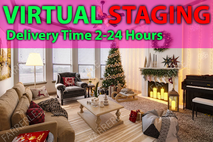 Best Deals! I will do virtual staging, virtual furniture for real estate seller