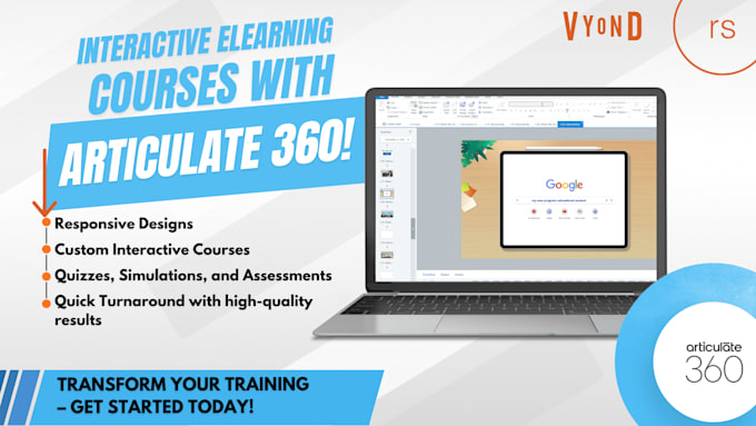 develop your articulate storyline 360 course