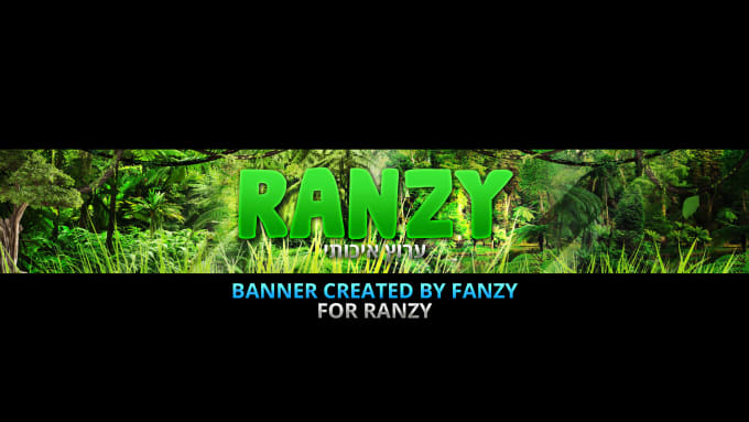 Youtube banner nature style by Fanzy3 | Fiverr